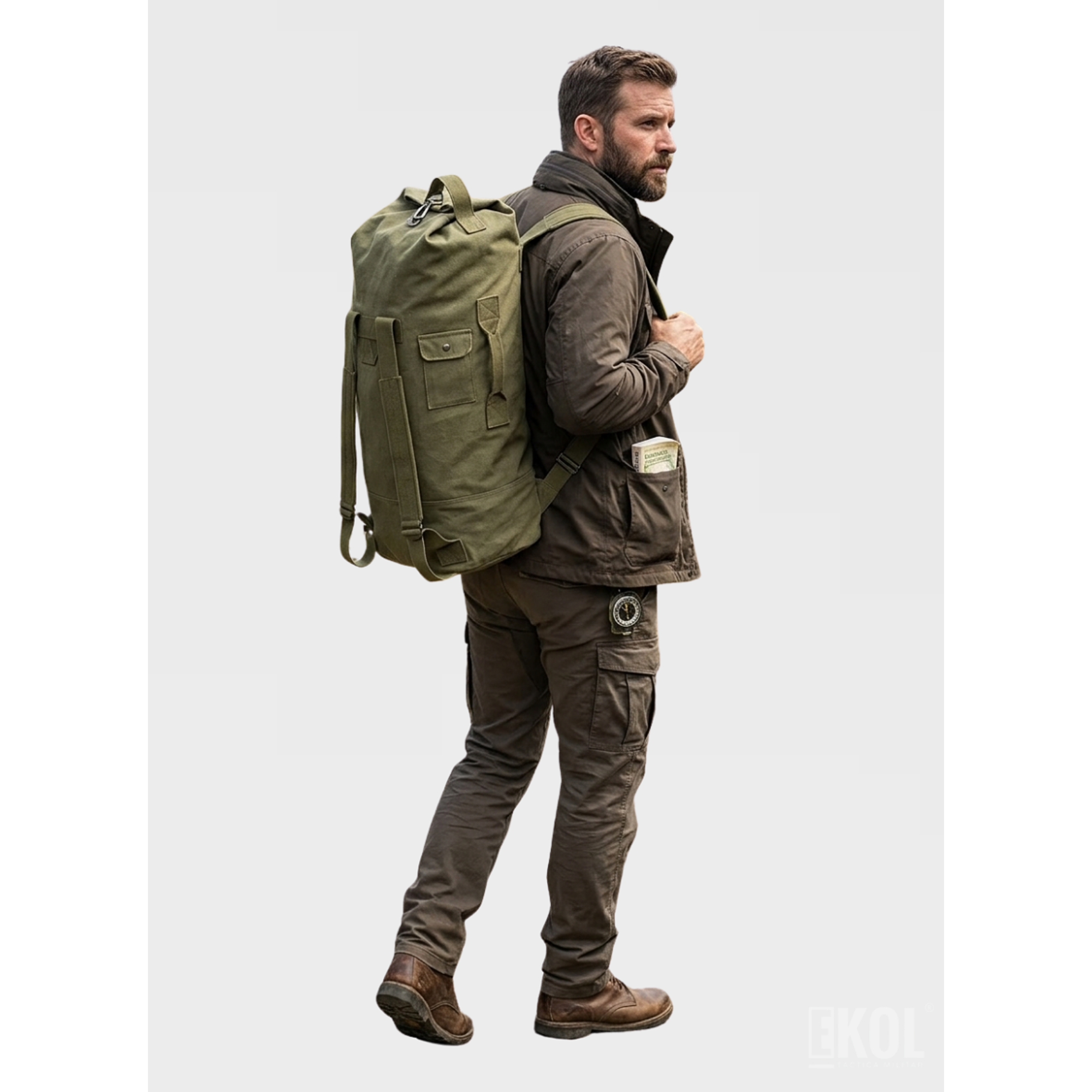 Bolso Ropero Impermeable 90 Litros – Capacidad, Durabilidad y Comodidad para tu Viaje 13