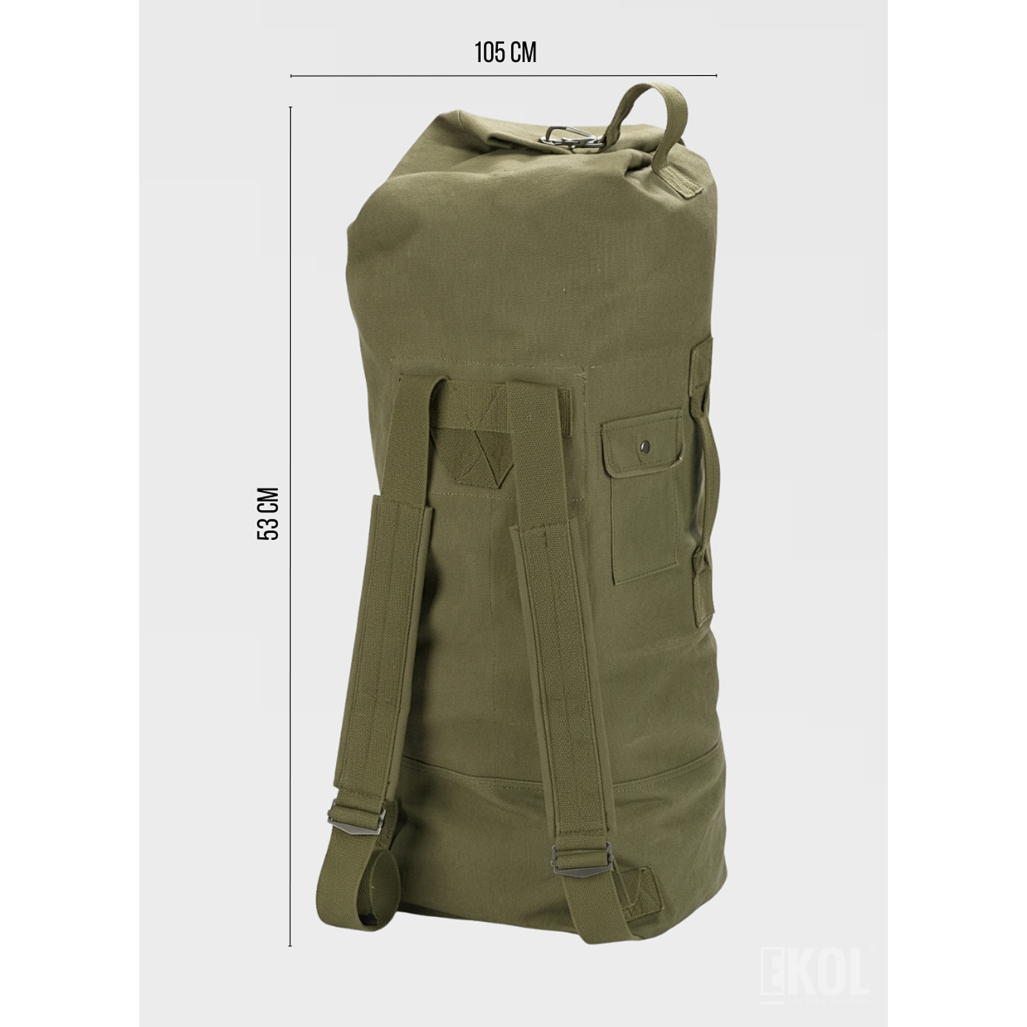 Bolso Ropero Impermeable 90 Litros – Capacidad, Durabilidad y Comodidad para tu Viaje 12