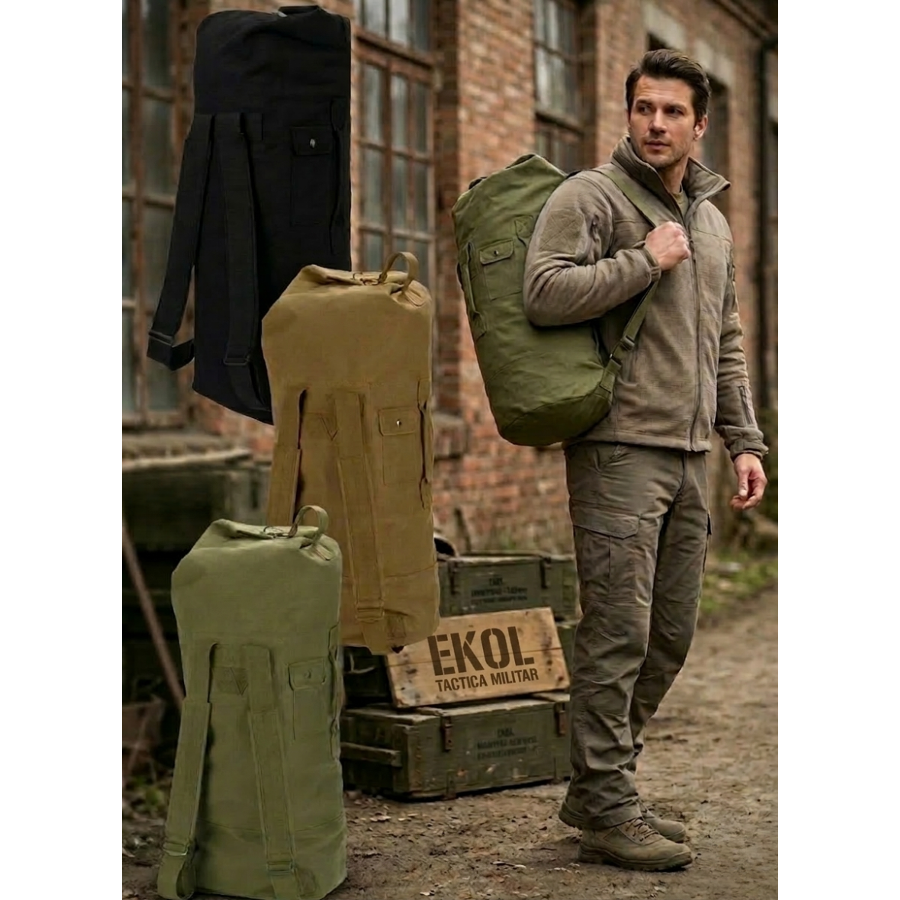 Bolso Ropero Impermeable 90 Litros – Capacidad, Durabilidad y Comodidad para tu Viaje 1