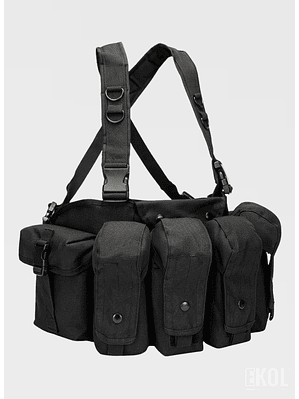 Bolso Táctico Militar Con Arnés Y Cinturón Ajustable Multifuncional