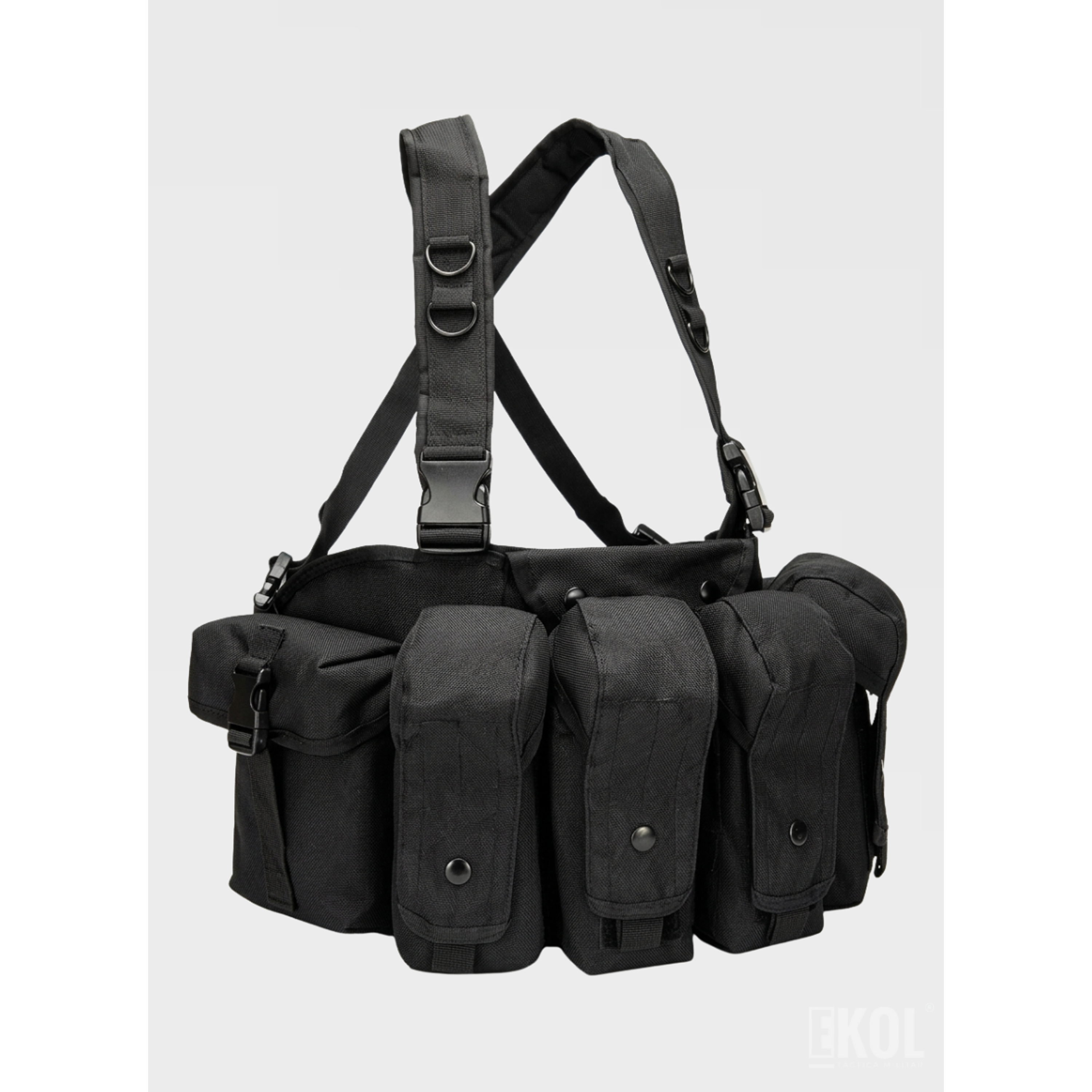 Bolso Táctico Militar Con Arnés Y Cinturón Ajustable Multifuncional 2