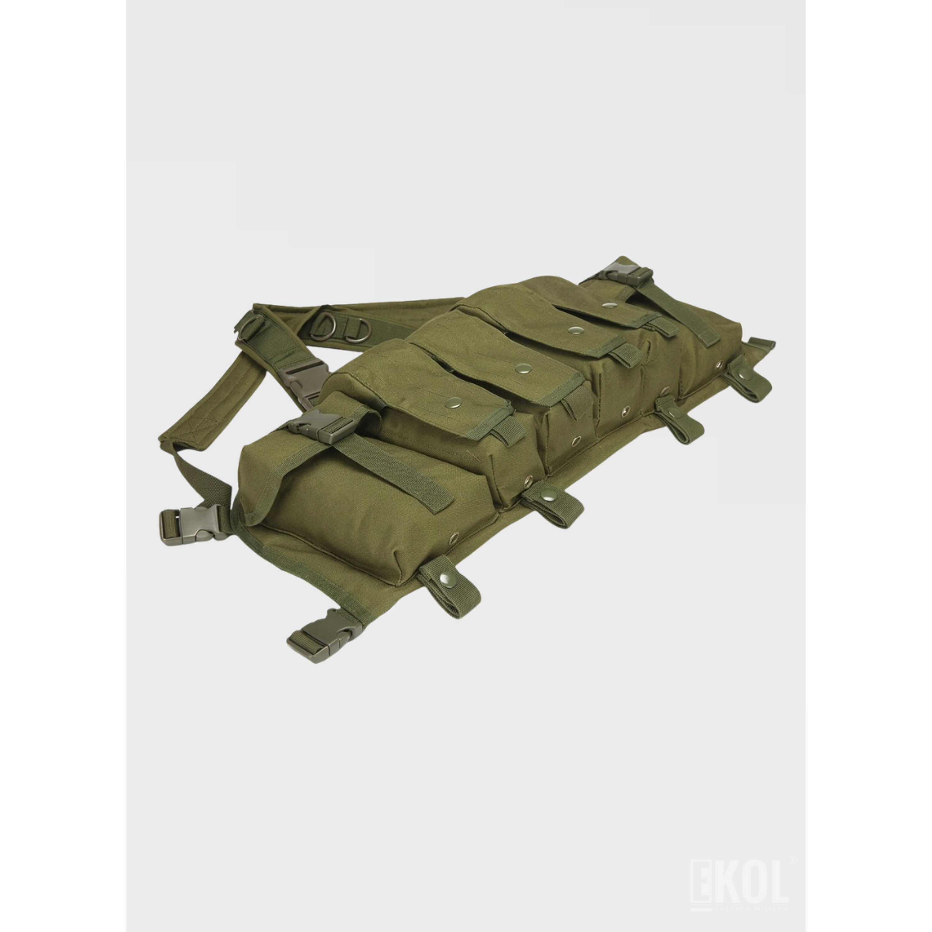 Bolso Táctico Militar Con Arnés Y Cinturón Ajustable Multifuncional 6