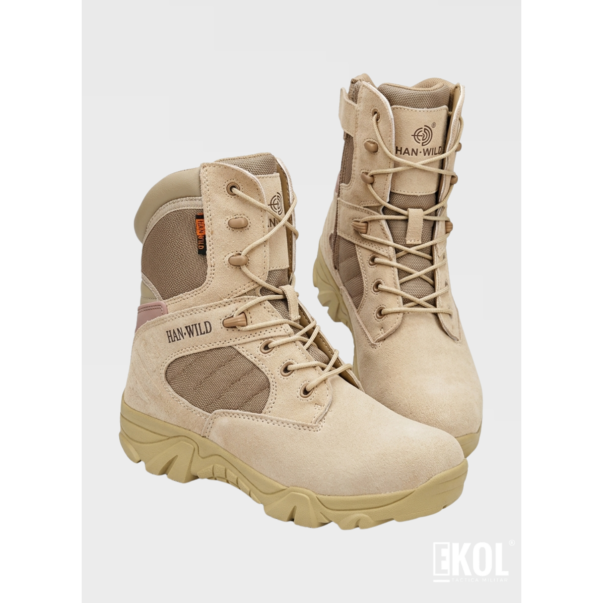 Botas Tácticas Militares Caña Larga Combate Han-WILD 5