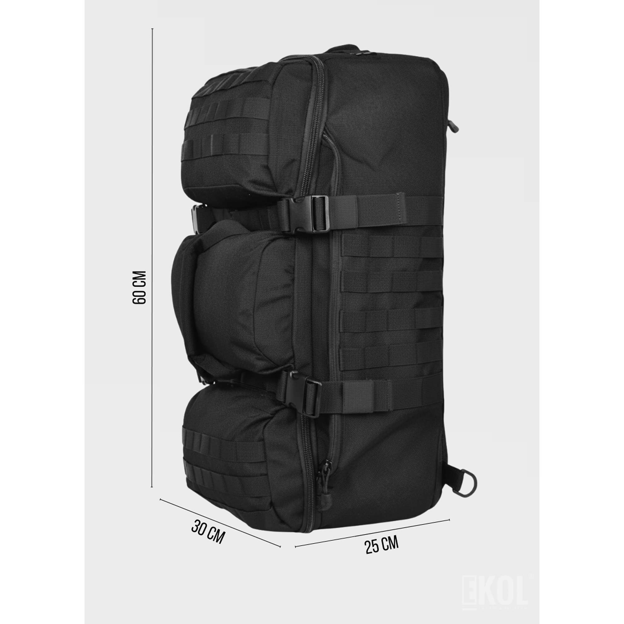 Mochila Táctica Militar 60L Gran Capacidad - Bolso de Carga Resistente y Multiuso 5