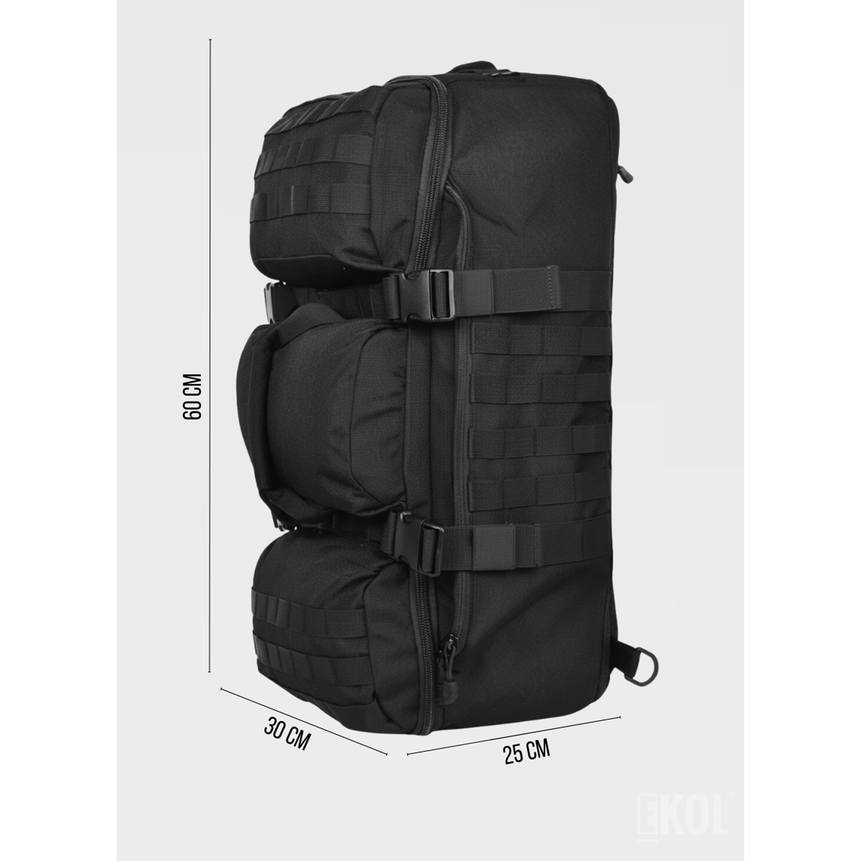 Mochila Táctica Militar 60L Gran Capacidad - Bolso de Carga Resistente y Multiuso 5