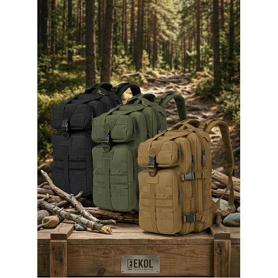 Mochila De Asalto Táctica 25l 3P Trekking Camping Resistente 1