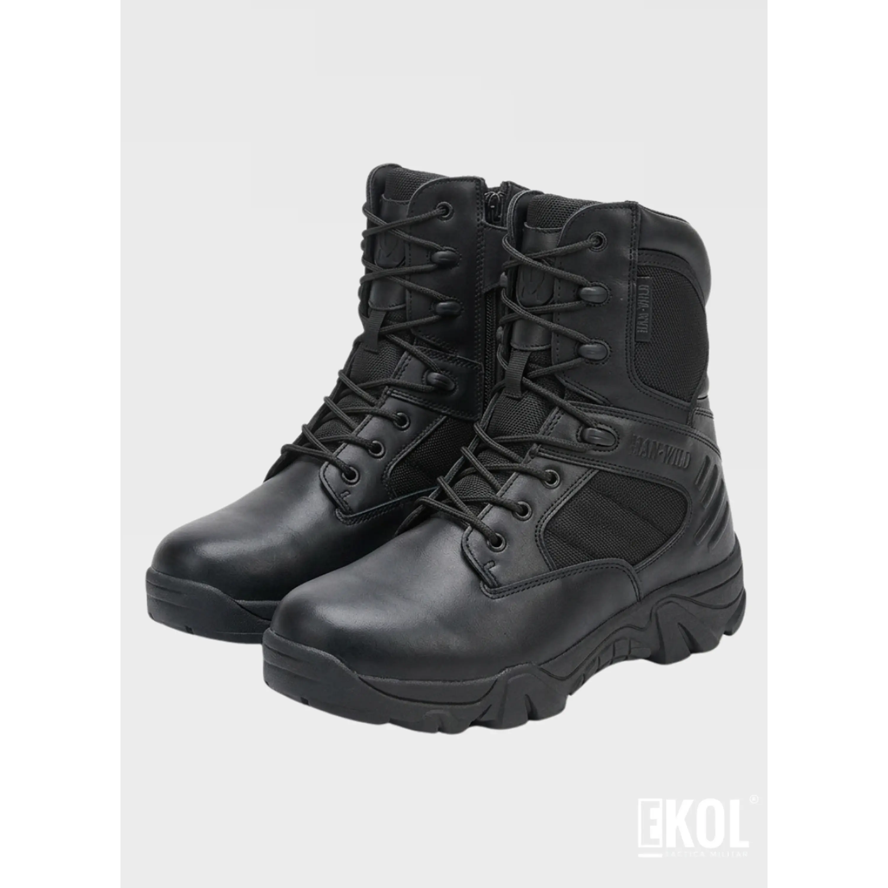 Botas Tácticas Militares Caña Larga Combate Han-WILD  3