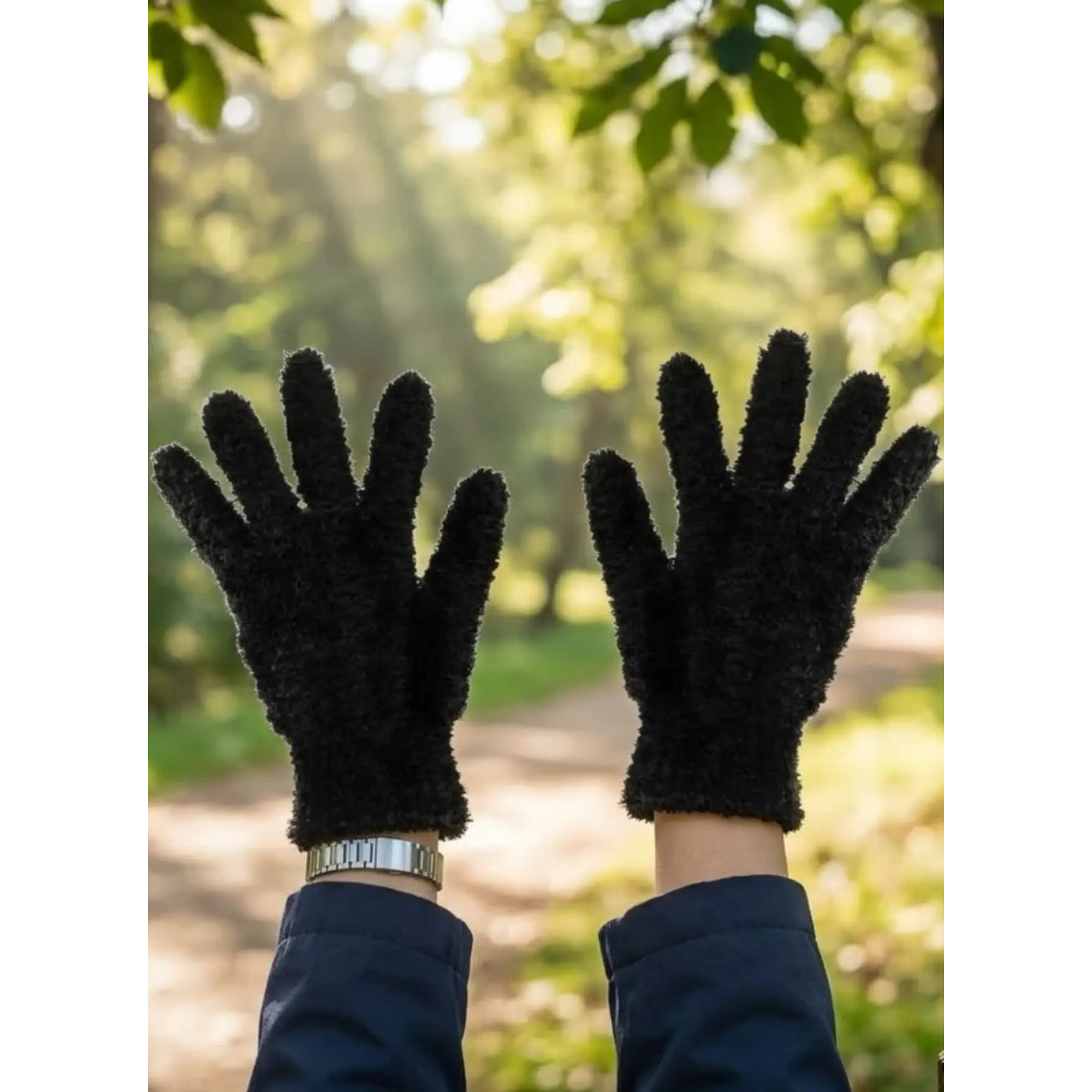 Guantes Lana Invierno Paño Chiporro Clima Frio 1