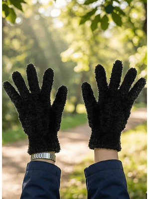 Guantes Lana Invierno Paño Chiporro Clima Frio