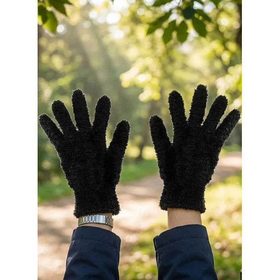 Guantes Lana Invierno Paño Chiporro Clima Frio 1