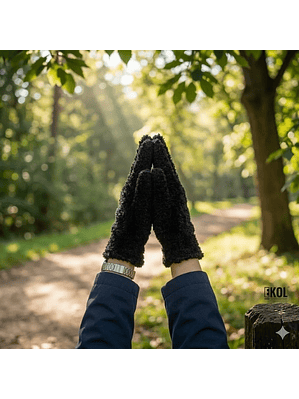 Guantes Lana Invierno Paño Chiporro Clima Frio