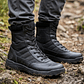 Botas Tácticas Militares Caza Caña Larga Outdoor SWAT - Miniatura 1