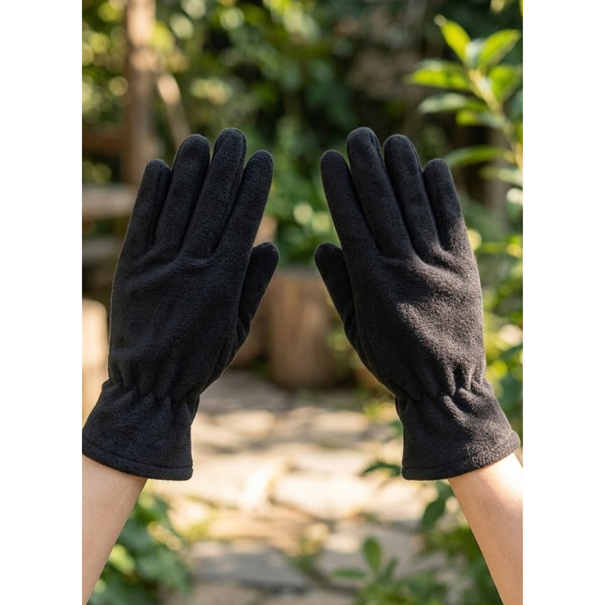 Guante De Forro Polar Ajustable Clima Frío Lluvia  1