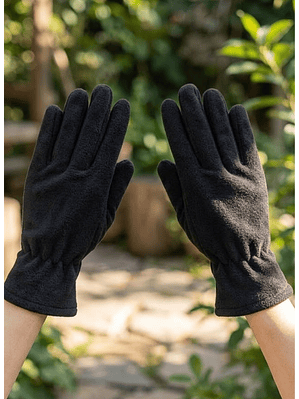 Guante De Forro Polar Ajustable Clima Frío Lluvia 