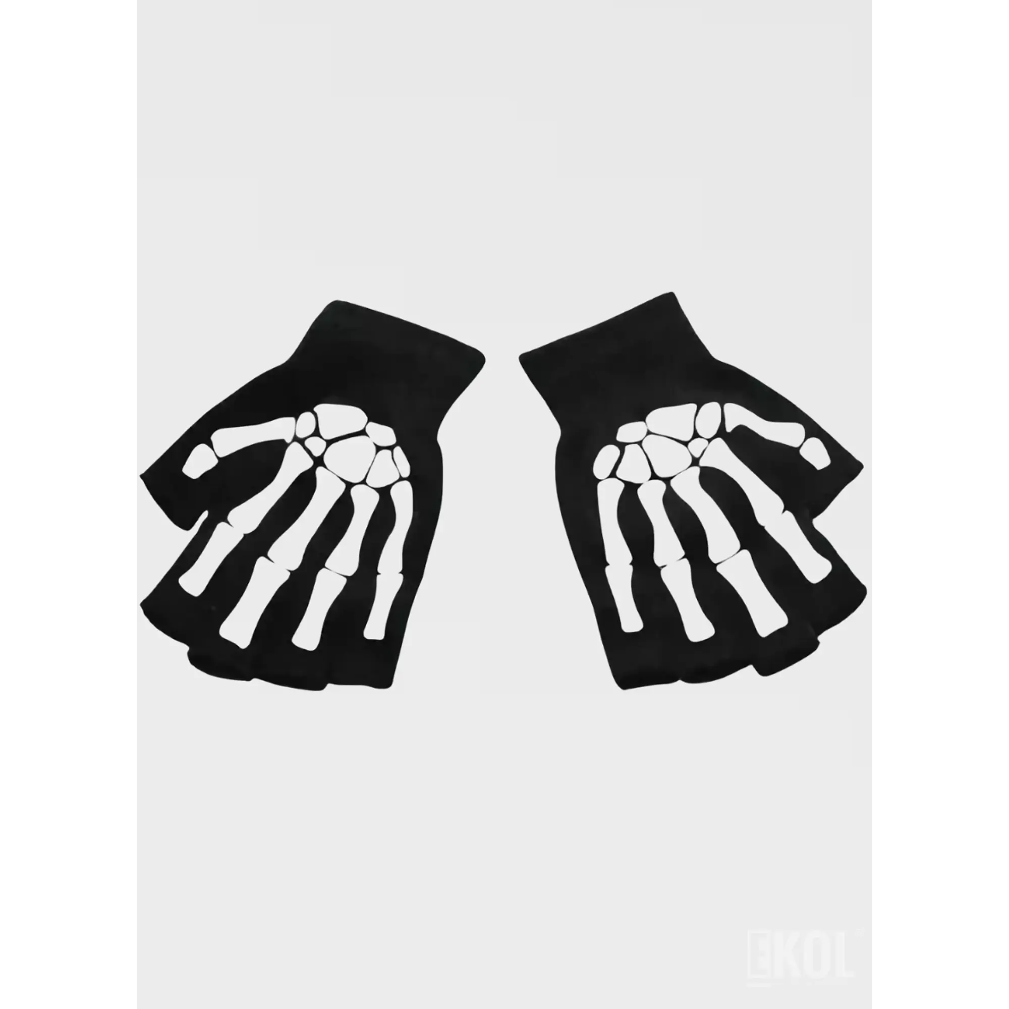 Guante Lana Térmico Modelo esqueleto 4