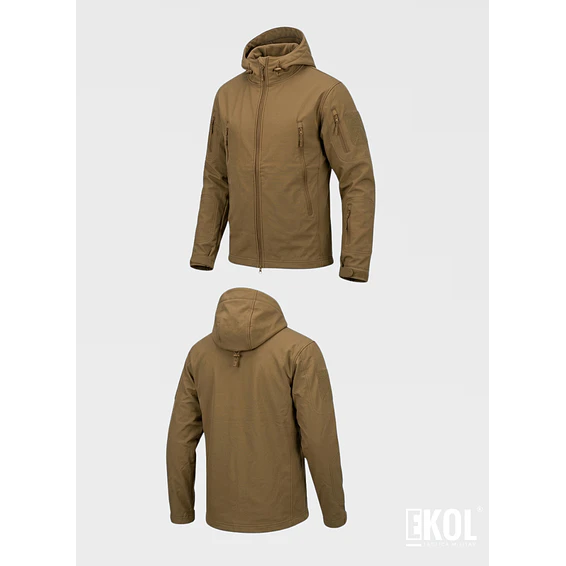 Chaqueta Softshell Táctica Resilent Capucha Impermeable  5
