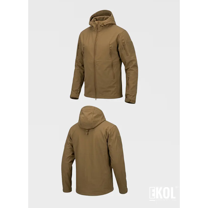 Chaqueta Softshell Táctica Resilent Capucha Impermeable  5