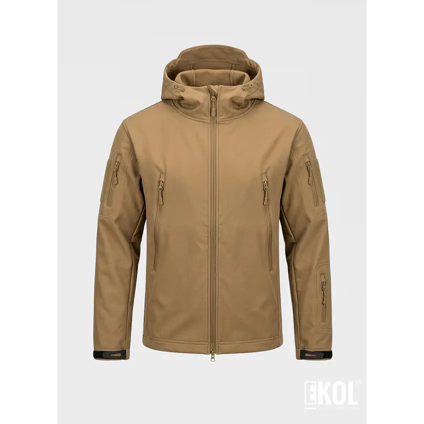 Chaqueta Softshell Táctica Resilent Capucha Impermeable  2