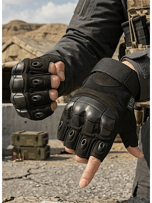 Guantes Corto Táctico Militar Moto Bicicleta Airsoft 
