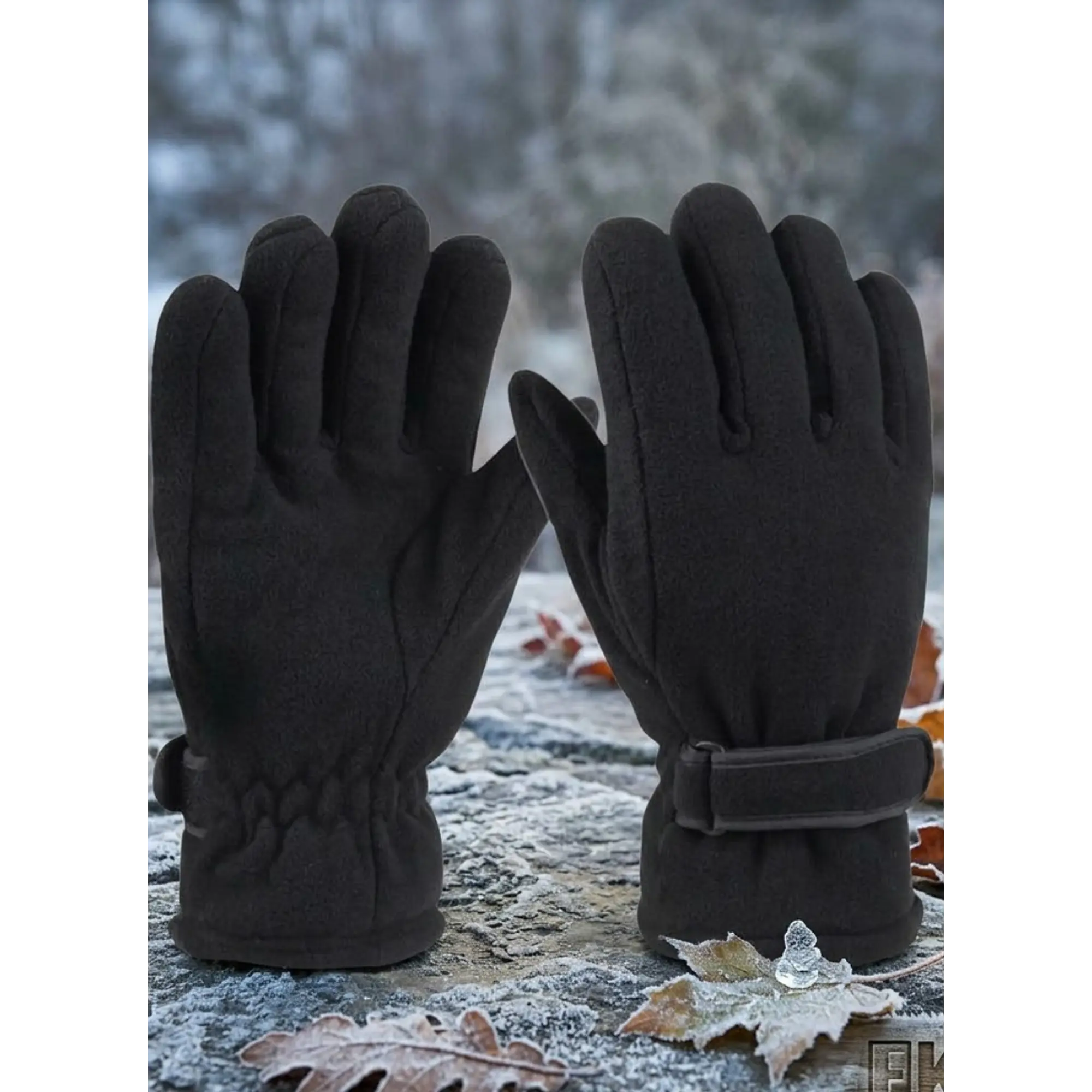 Guante Forro Polar Ajustable Clima Frío Calidad Premiun 1