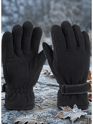 Guante Forro Polar Ajustable Clima Frío Calidad Premiun