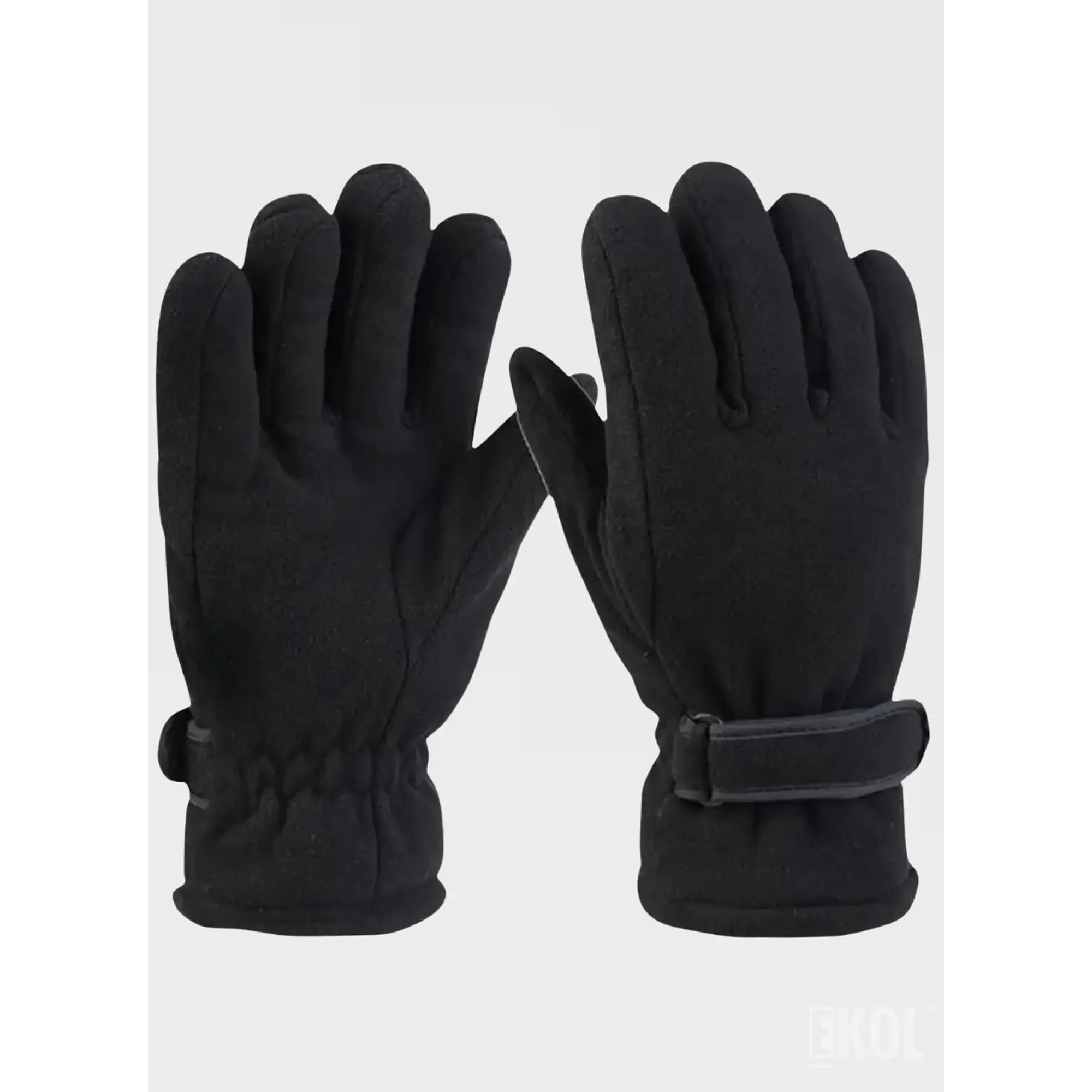 Guante Forro Polar Ajustable Clima Frío Calidad Premiun 3