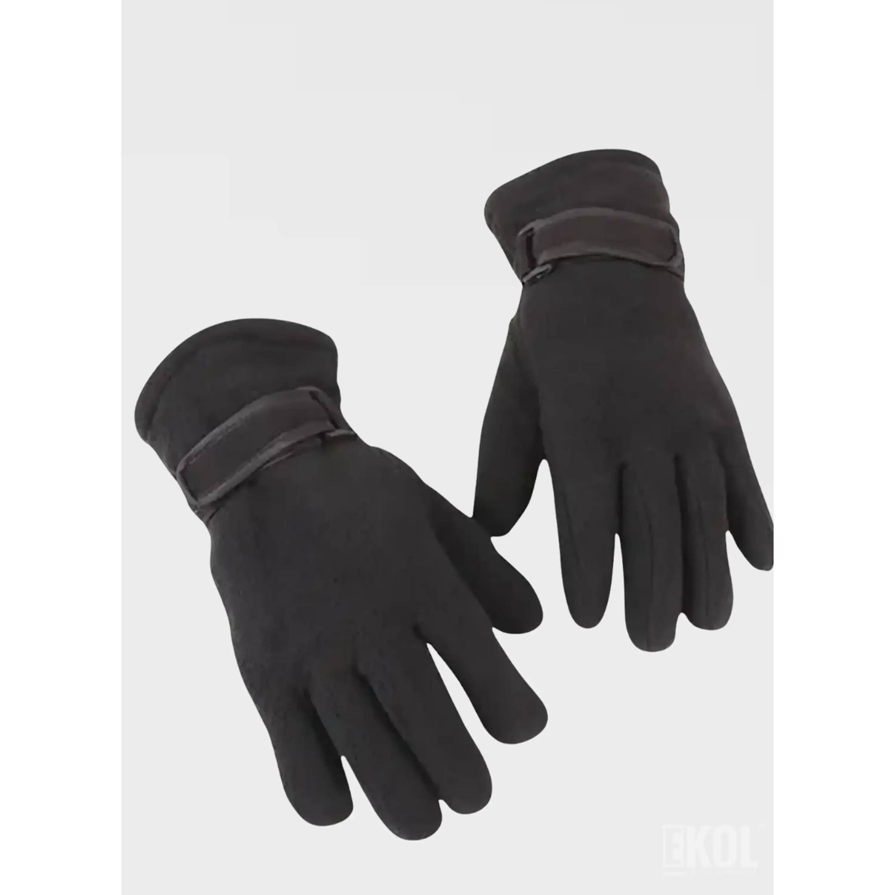 Guante Forro Polar Ajustable Clima Frío Calidad Premiun 5