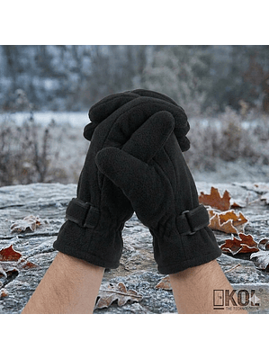 Guante Forro Polar Ajustable Clima Frío Calidad Premiun