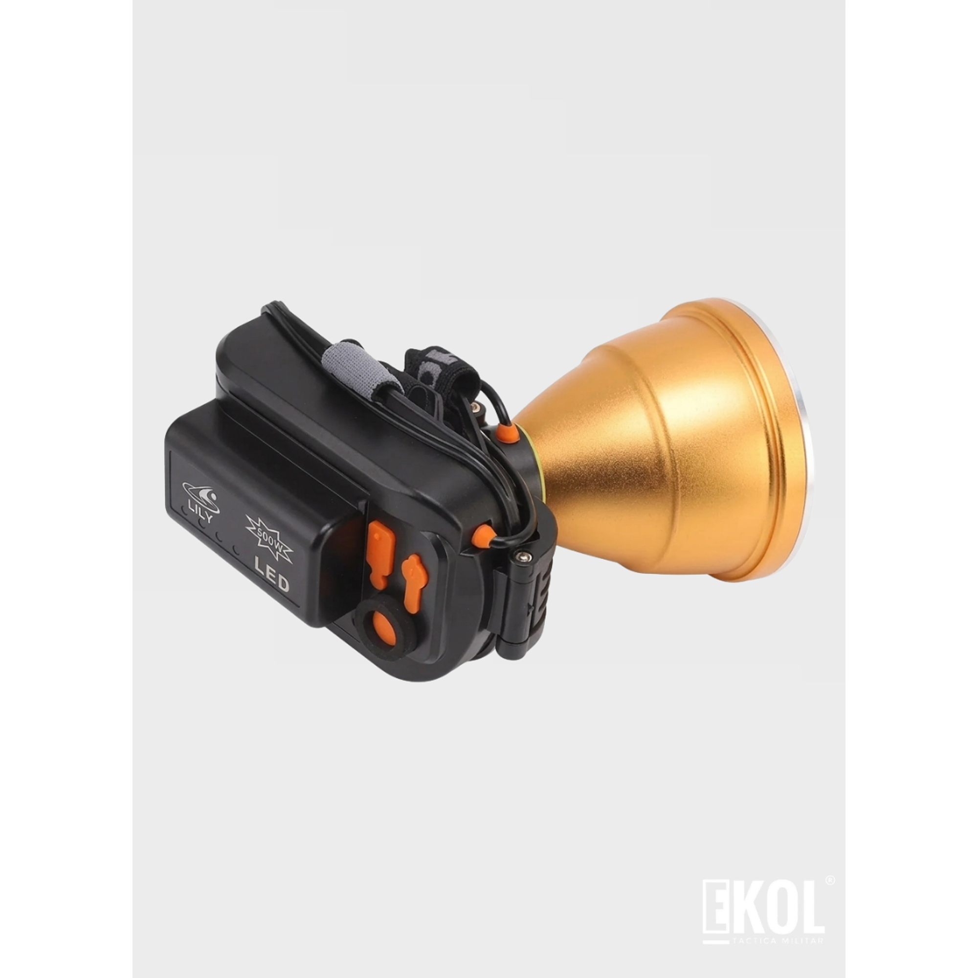 Foco de Caza Luz Roja Portatil Linterna Frontal Linterna De Cabeza 4