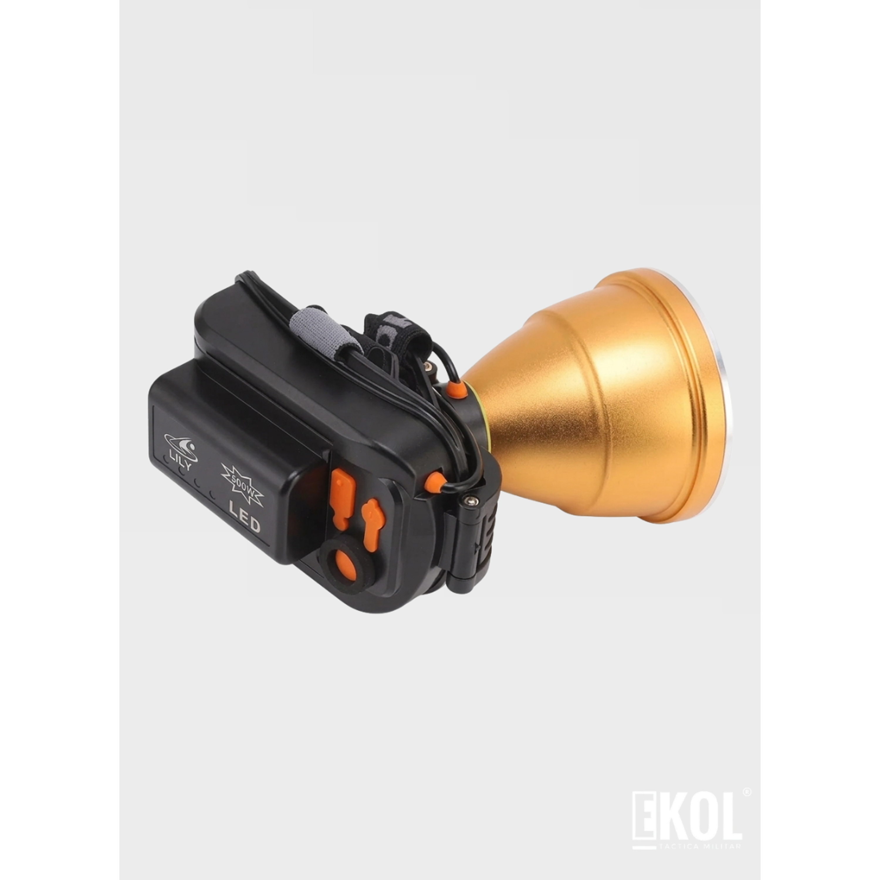 Foco de Caza Luz Roja Portatil Linterna Frontal Linterna De Cabeza 4