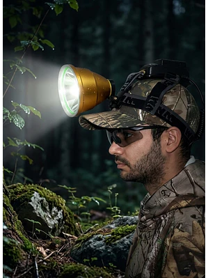 Foco de Caza Luz Roja Portatil Linterna Frontal Linterna De Cabeza