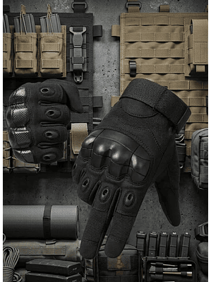 Guante Táctico Moto Outdoor Coyuntura Rígida Goma 