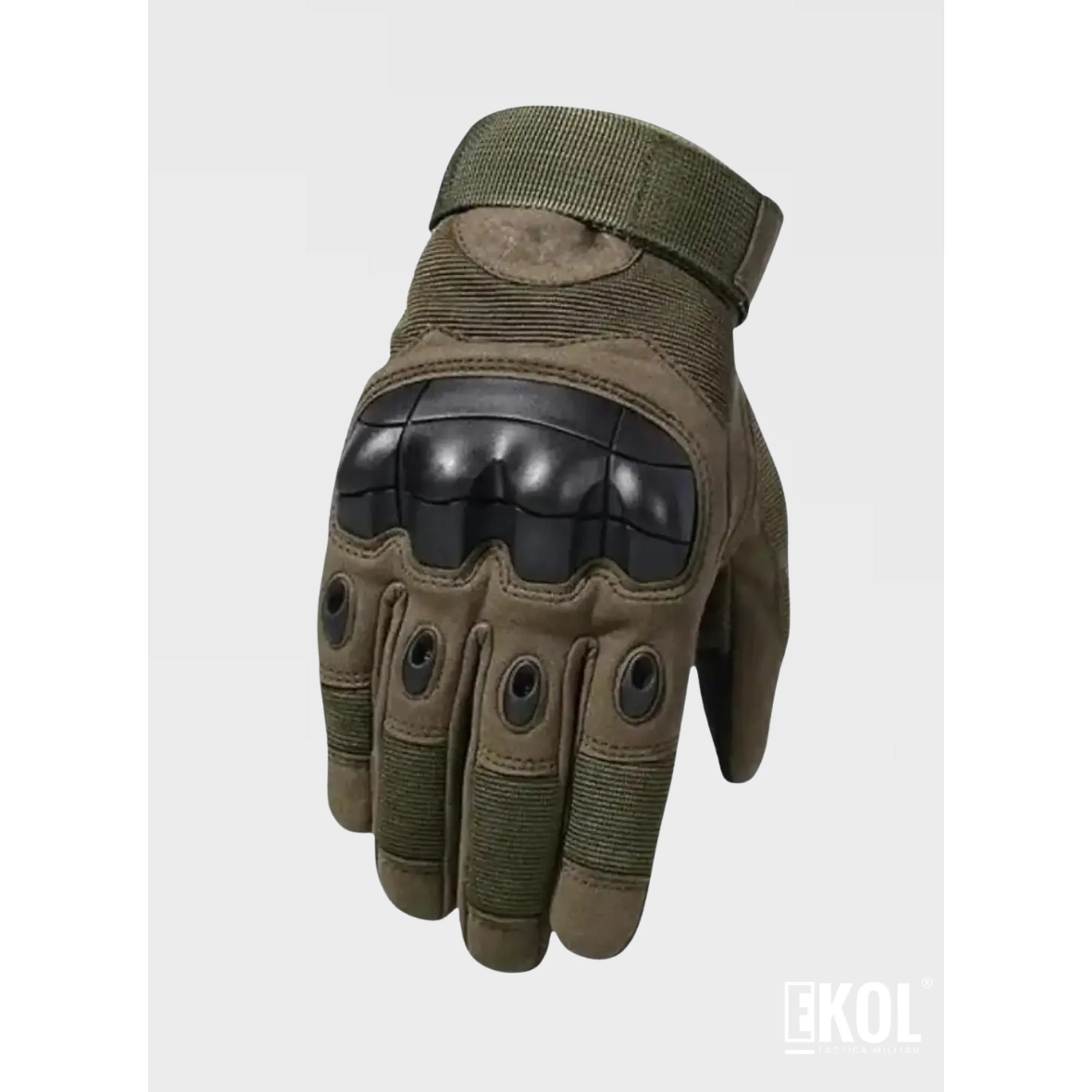 Guante Táctico Moto Outdoor Coyuntura Rígida Goma  10