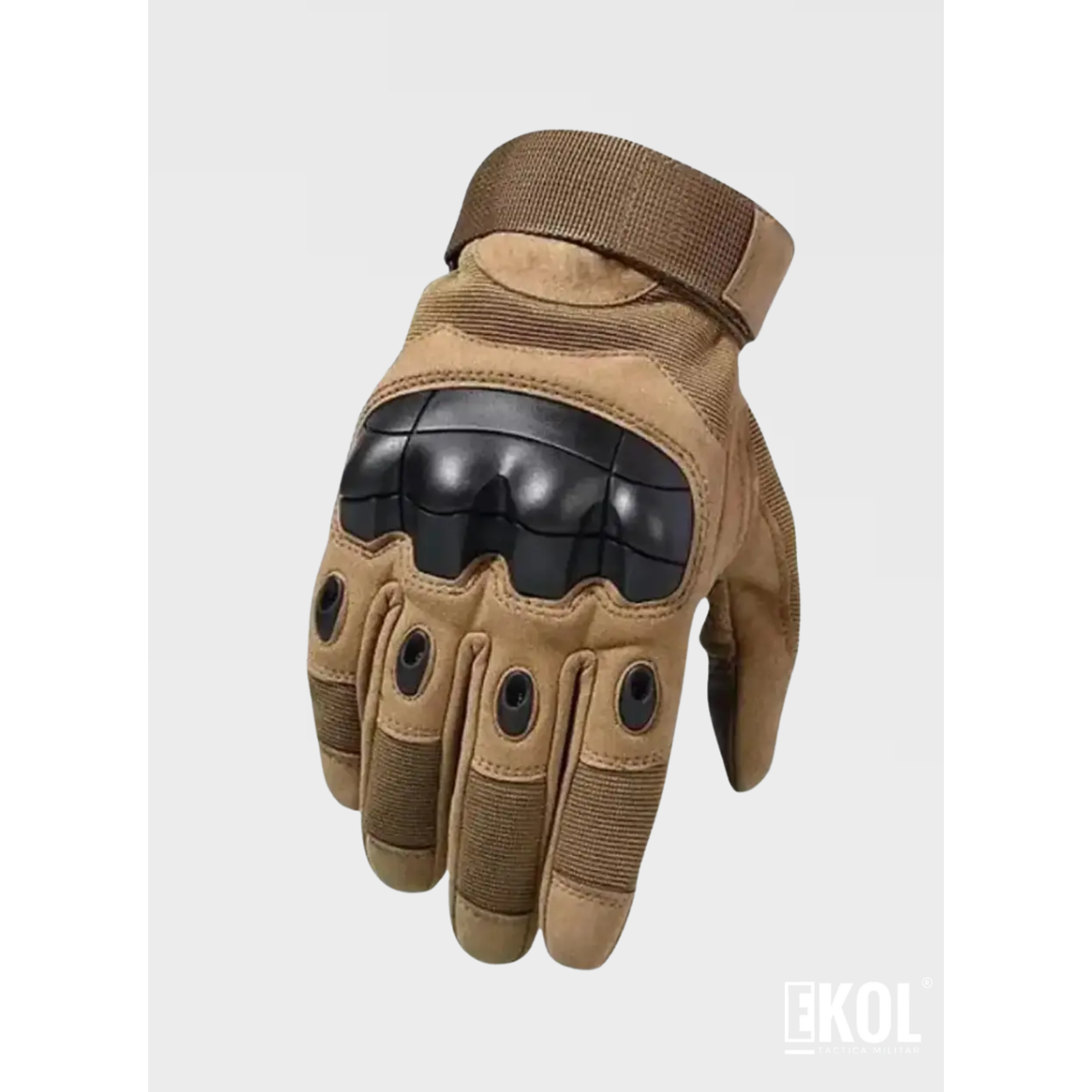 Guante Táctico Moto Outdoor Coyuntura Rígida Goma  11