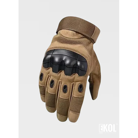 Guante Táctico Moto Outdoor Coyuntura Rígida Goma  11