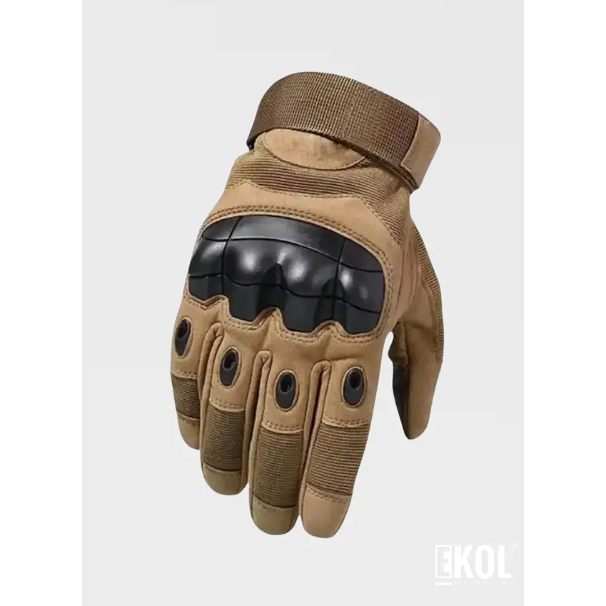 Guante Táctico Moto Outdoor Coyuntura Rígida Goma  11