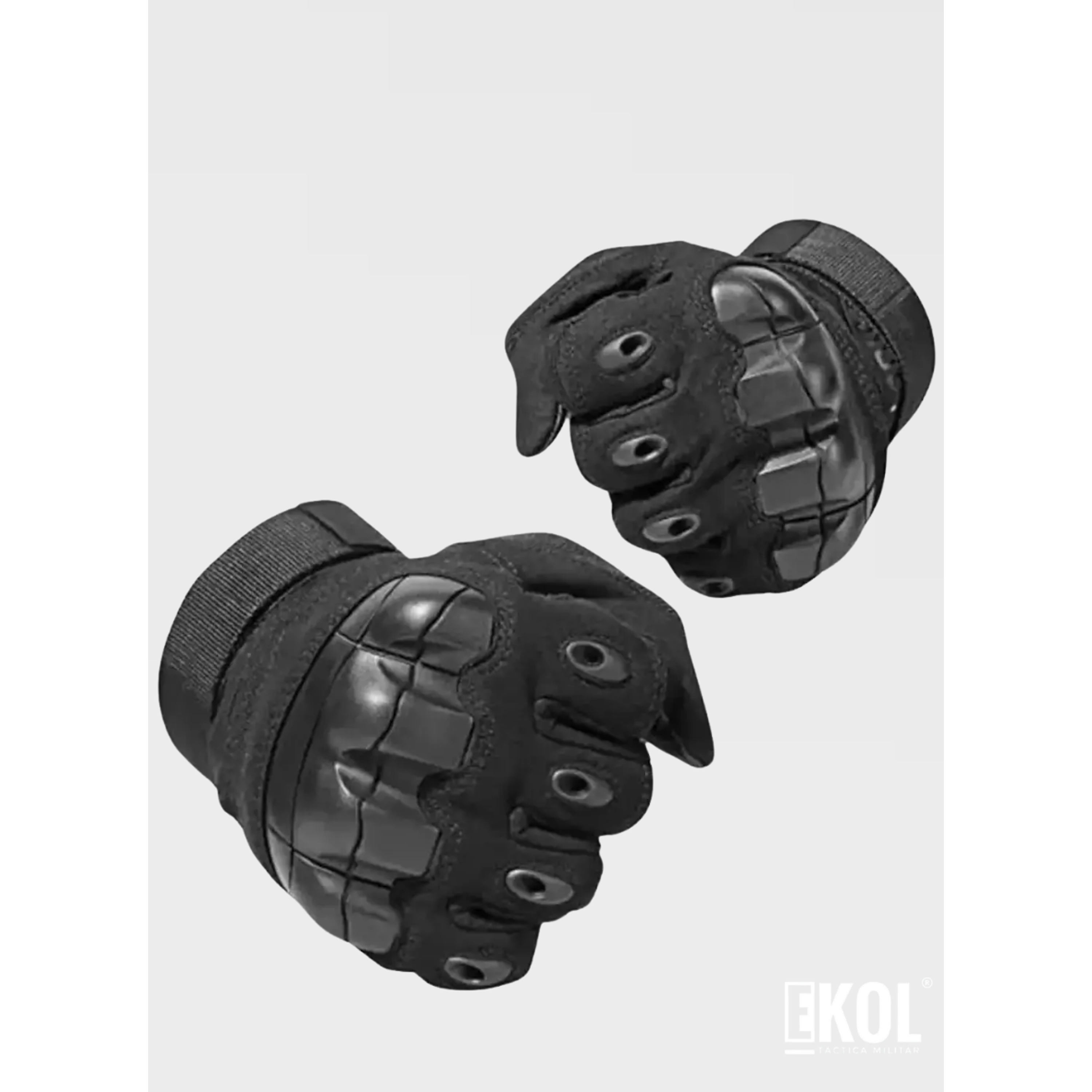 Guante Táctico Moto Outdoor Coyuntura Rígida Goma  12