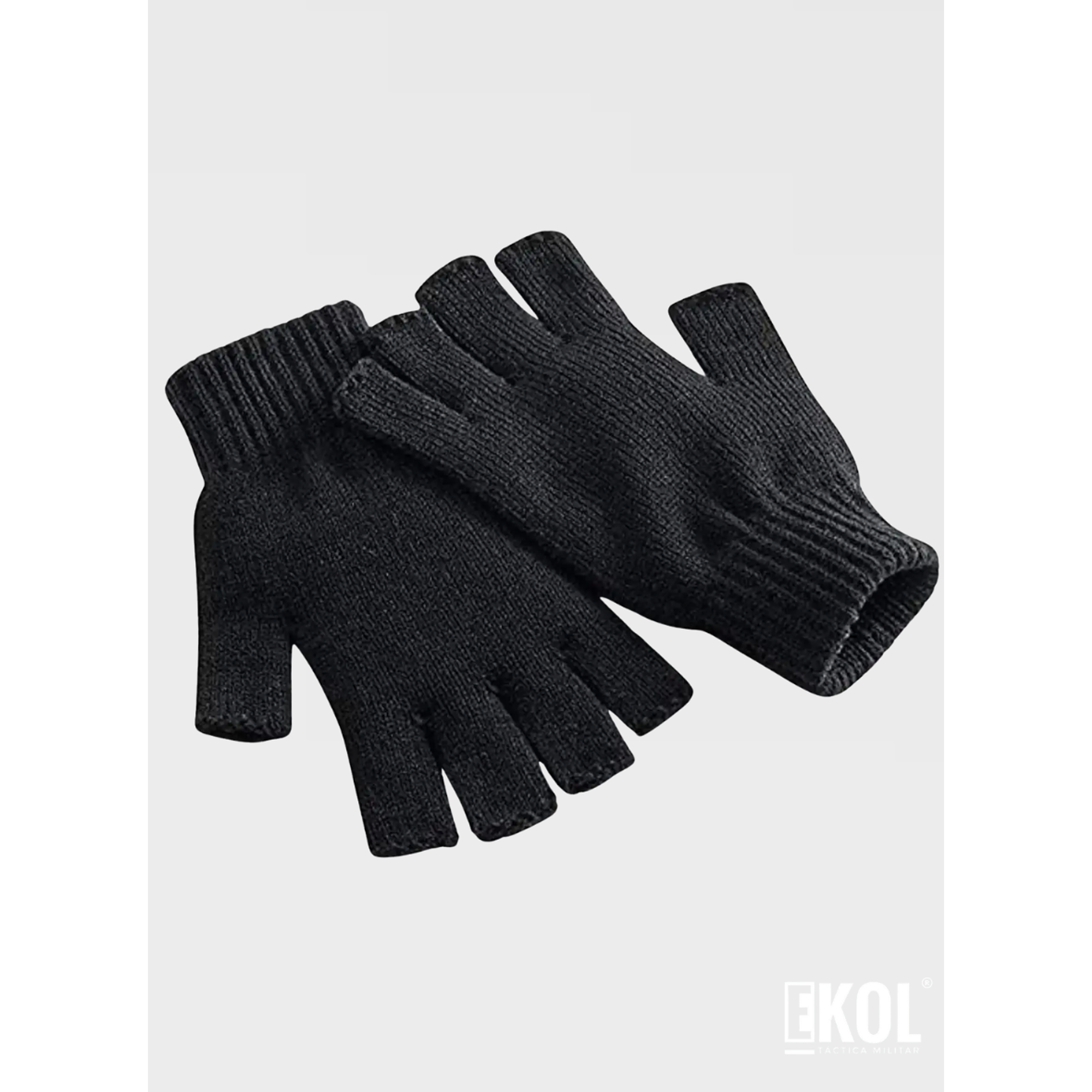 Guante Mitones Lana Térmico Clima Frío Gloves  Sin Dedos 3