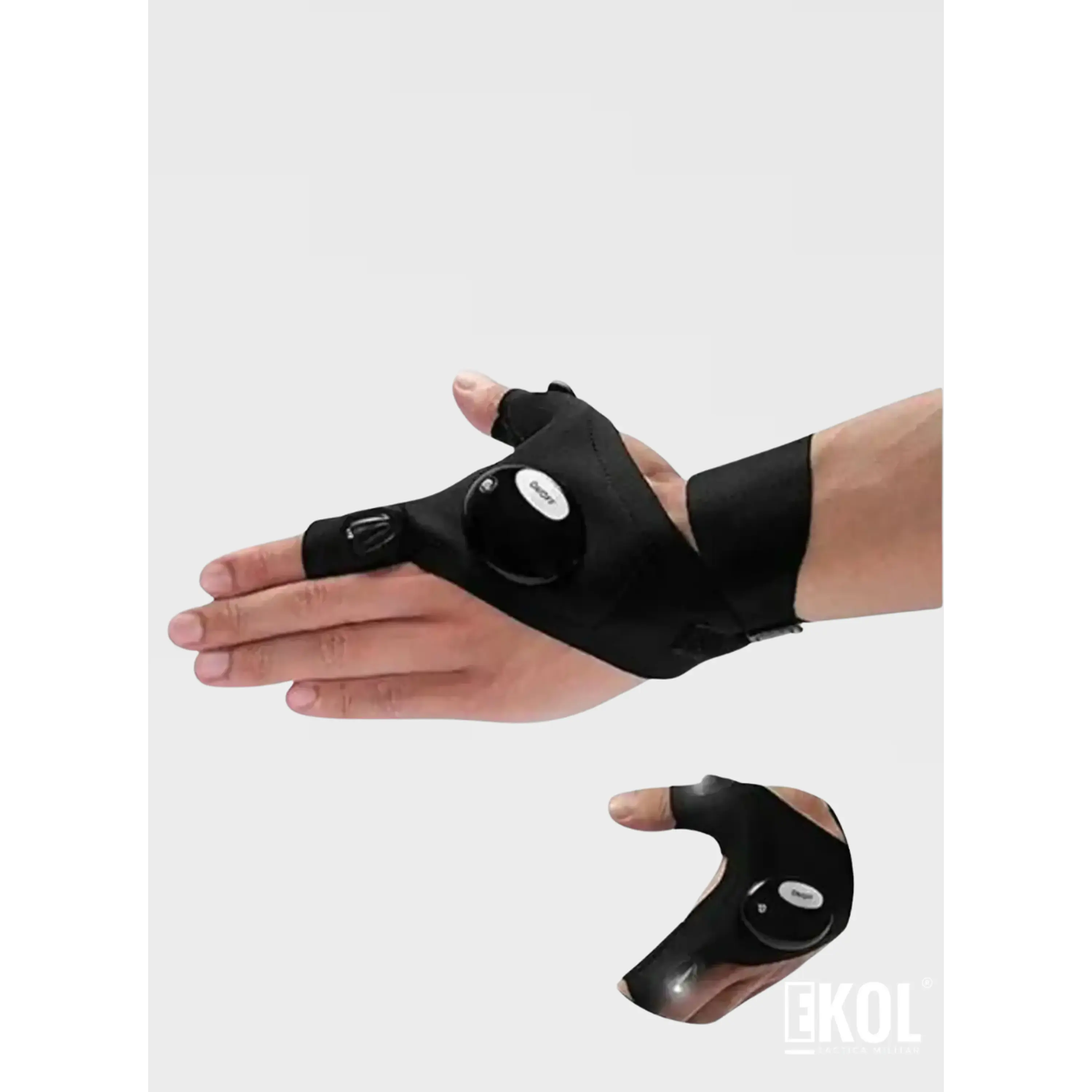 Guante Linterna Led - Bici Caza Pesca  7