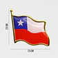 Pack 12 Broches Tipo Piocha Bandera De Chile - Calidad Superior - Miniatura 5