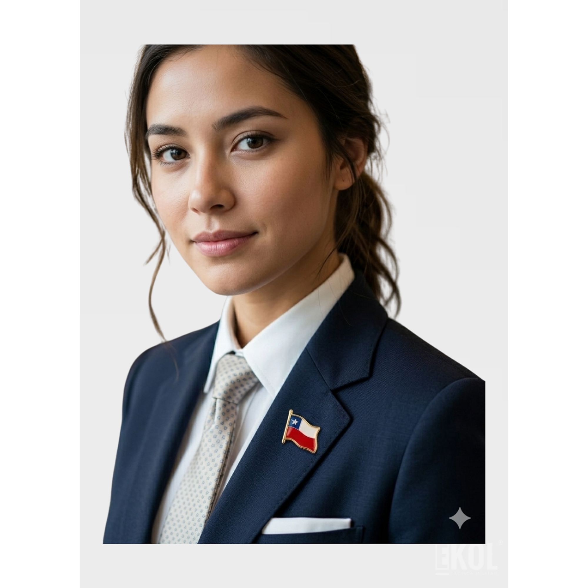 Broche Tipo Piocha Bandera De Chile Por Unidad- Calidad Superior  5