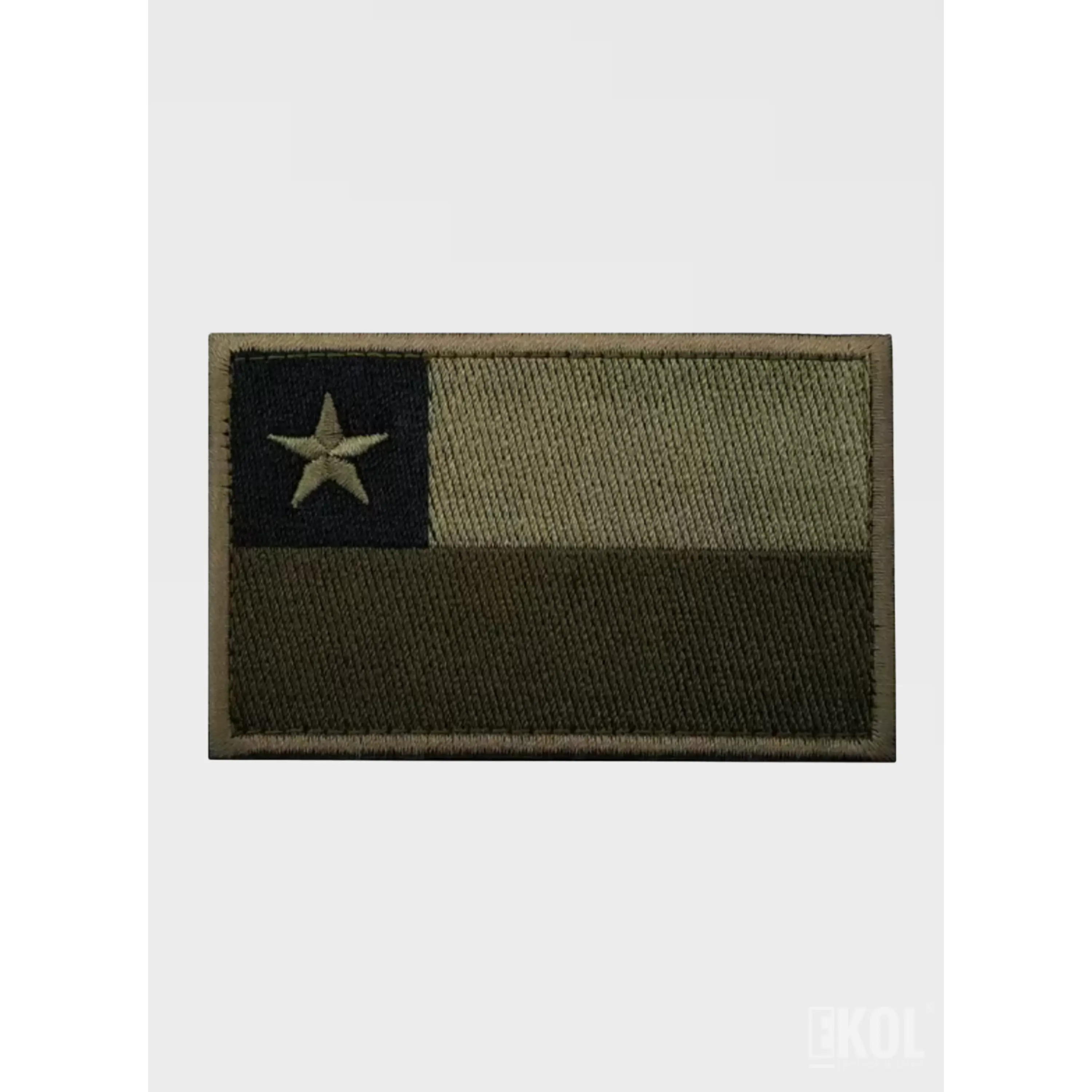 Parche Bandera Chile Velcro 9x5 cm Para Uniforme Táctico Y Mochilas  3