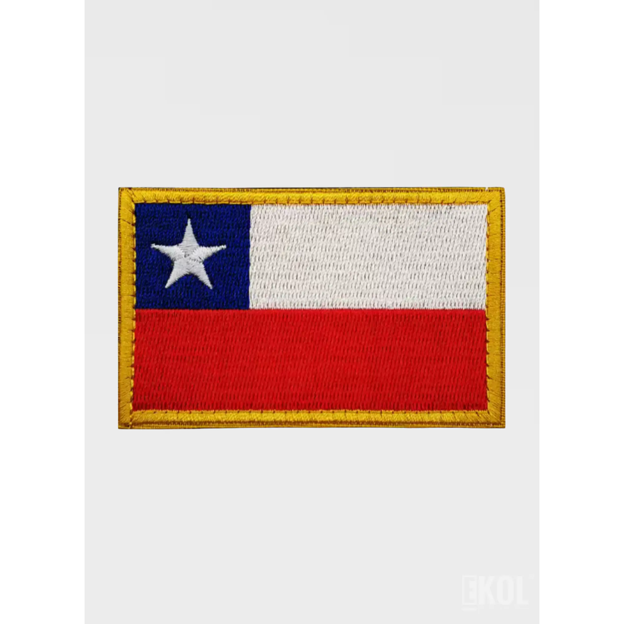 Parche Bandera Chile Velcro 9x5 cm Para Uniforme Táctico Y Mochilas  5