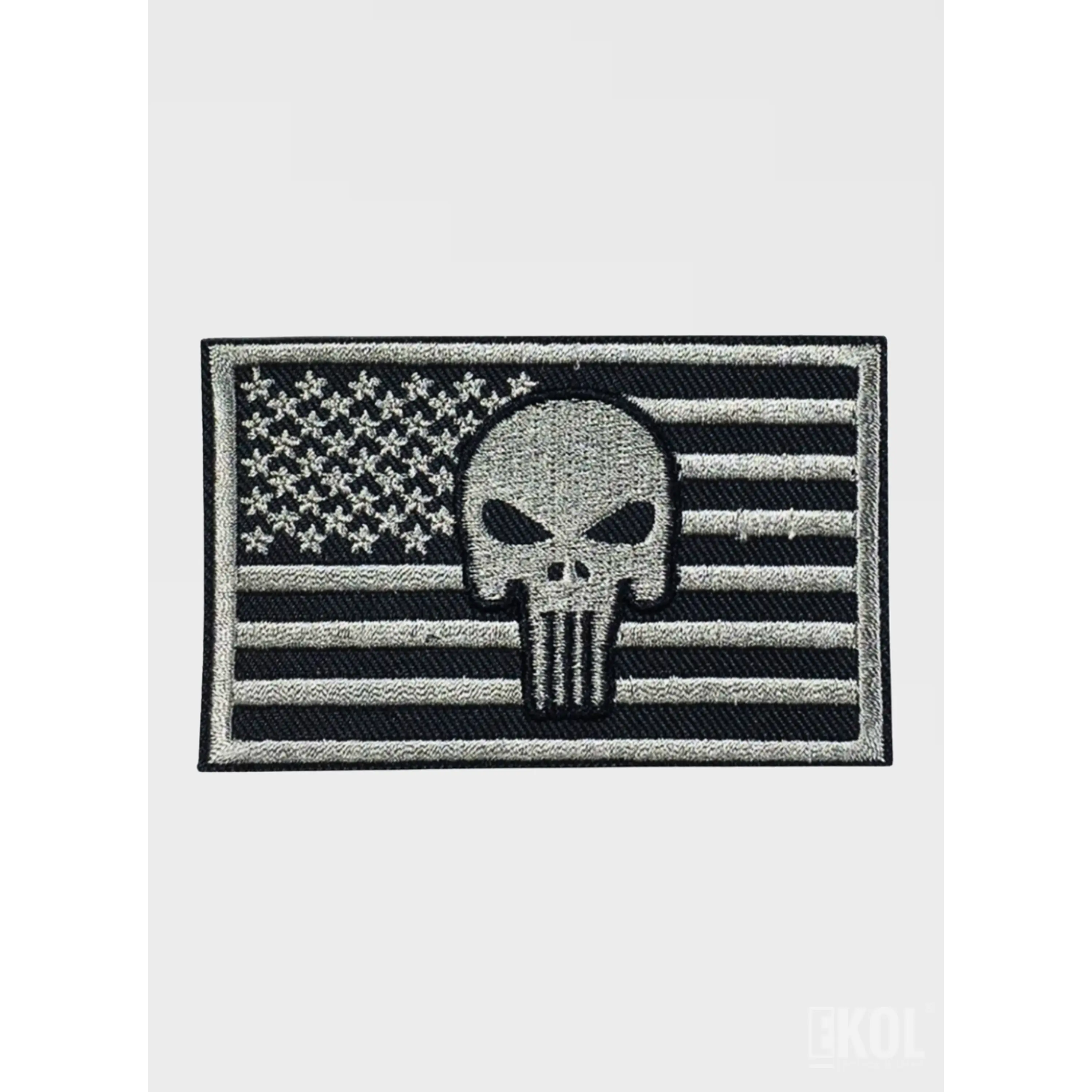 Parche Bandera USA Velcro 8x5 cm Para Uniforme Táctico Y Mochilas 2