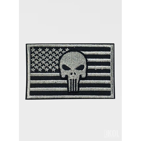 Parche Bandera USA Velcro 8x5 cm Para Uniforme Táctico Y Mochilas 2