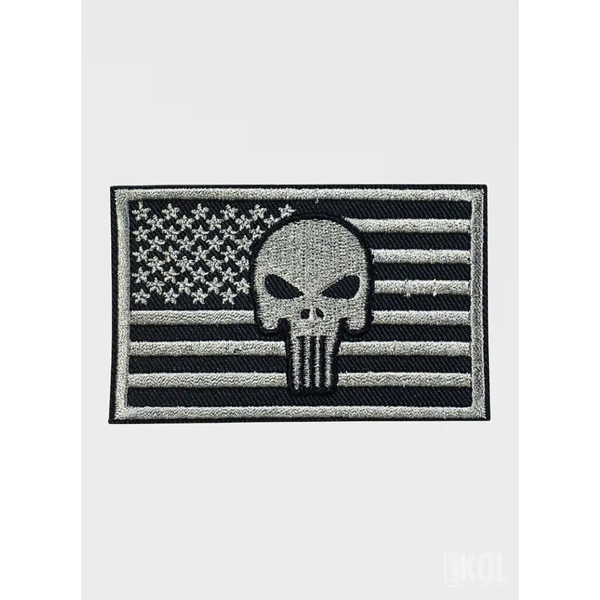 Parche Bandera USA Velcro 8x5 cm Para Uniforme Táctico Y Mochilas 2