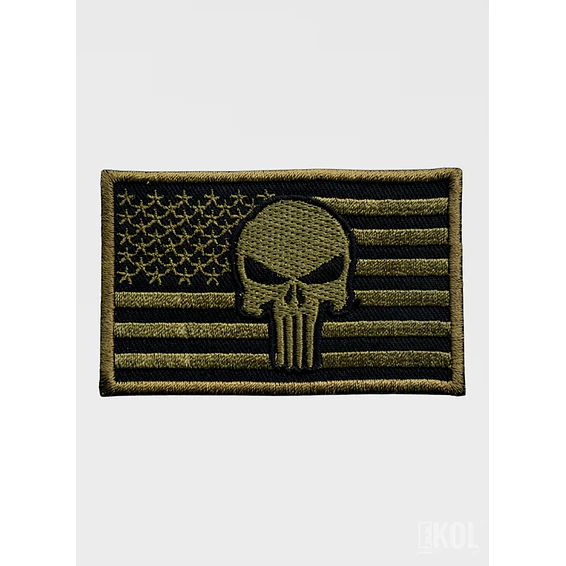 Parche Bandera USA Velcro 8x5 cm Para Uniforme Táctico Y Mochilas 4