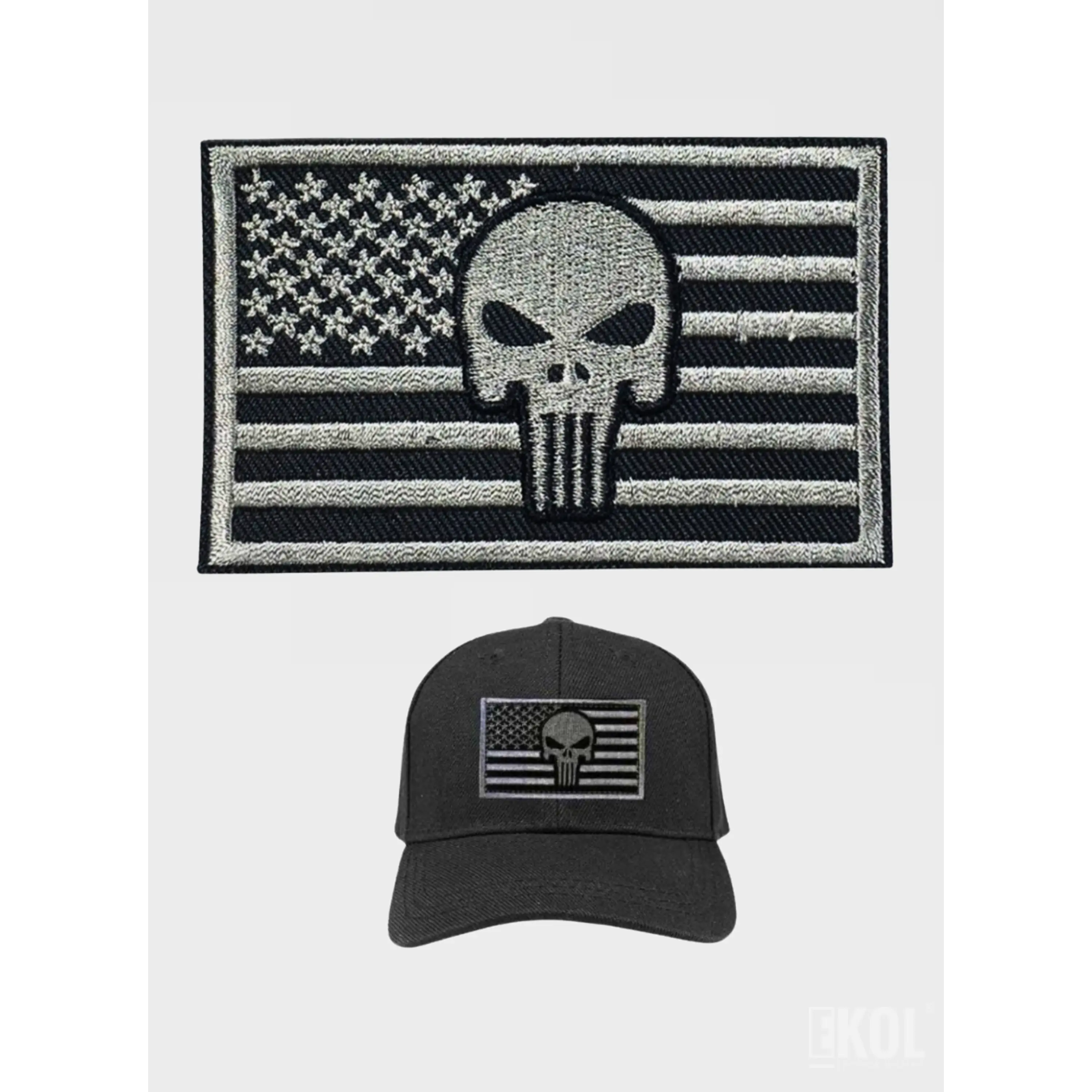 Parche Bandera USA Velcro 8x5 cm Para Uniforme Táctico Y Mochilas 3