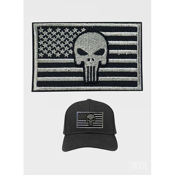 Parche Bandera USA Velcro 8x5 cm Para Uniforme Táctico Y Mochilas 3