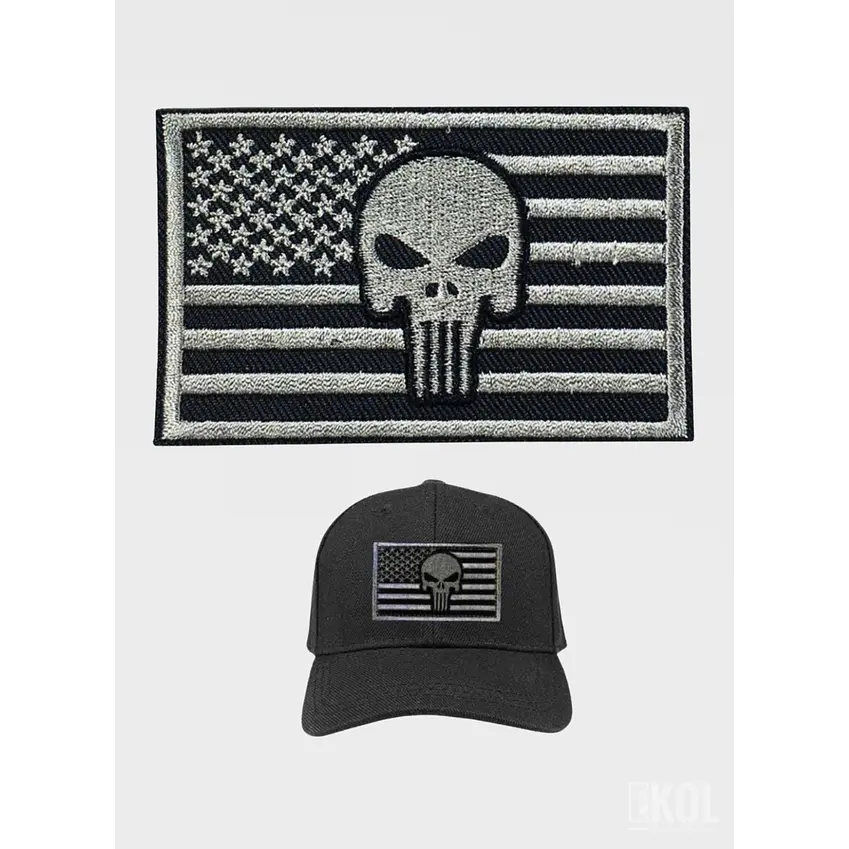 Parche Bandera USA Velcro 8x5 cm Para Uniforme Táctico Y Mochilas 3